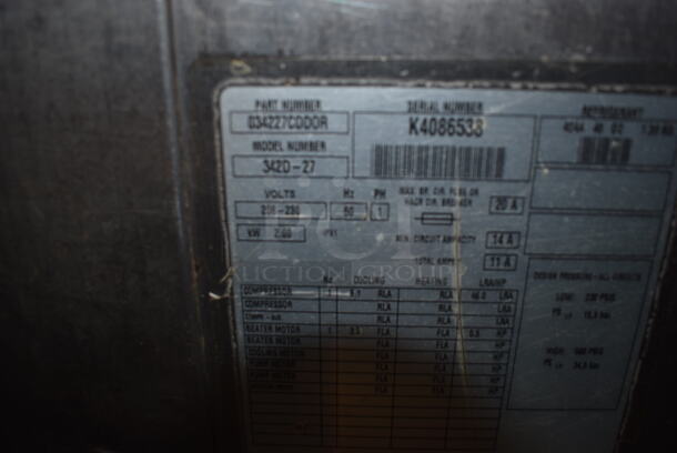 Taylor 342D-27 Coolatta Commercial Stainless Steel Electric Frozen Drink Machine On Commercial Casters. 208V-280, 1 Phase. - Image 7 of 9