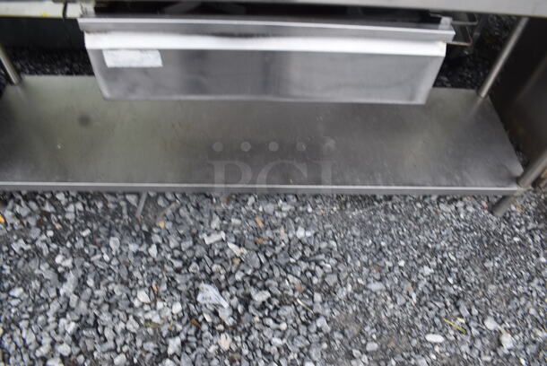 Stainless Steel Table with Undershelf and Drawer With Various Utensils - Image 5 of 5