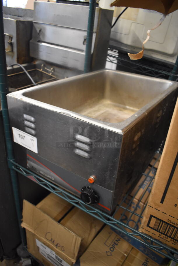 APW W-3VI Commercial Stainless Steel Countertop Insulated Food Warmer. 120V/1 Phase. Tested and Working! - Image 3 of 6