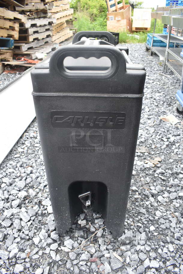 Carlisle 5 Gallon Gray Insulated Beverage Dispenser - Image 1 of 4