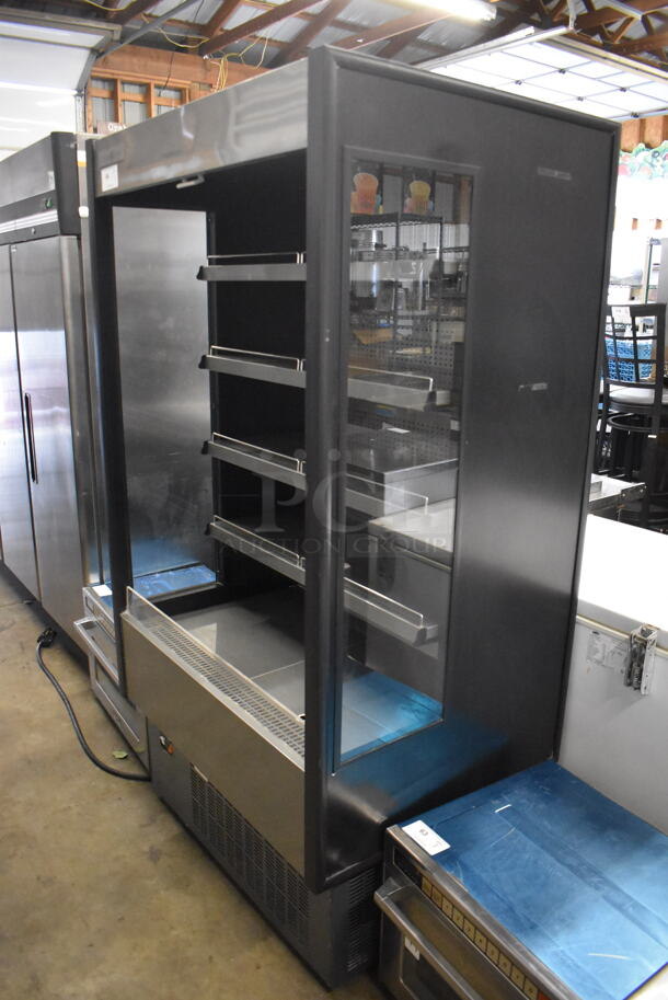 Intertek KGHOF-40SA HydraKool Commercial Stainless Steel Electric Open Air Cooler Display Merchandiser With 4 Steel Shelves. 120V/1 Phase. Cannot Test Due To Plug Style - Image 3 of 6