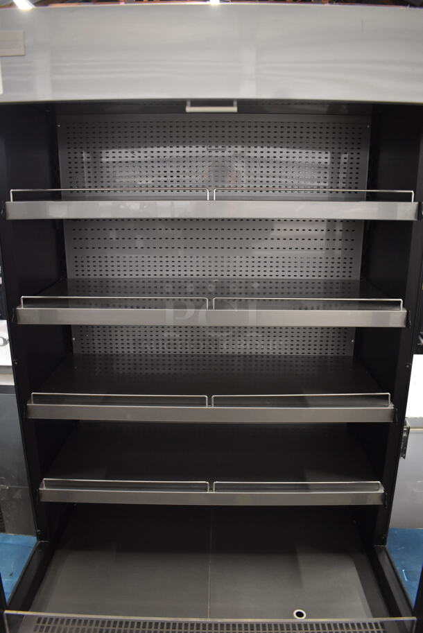 Intertek KGHOF-40SA HydraKool Commercial Stainless Steel Electric Open Air Cooler Display Merchandiser With 4 Steel Shelves. 120V/1 Phase. Cannot Test Due To Plug Style - Image 4 of 6