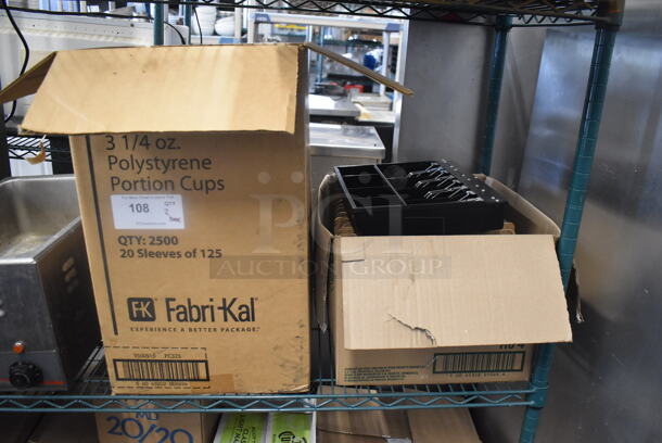 ALL ONE MONEY! Lot of 2 Boxes of Clipboards AND 1 Cash Drawer Tray. - Image 1 of 4