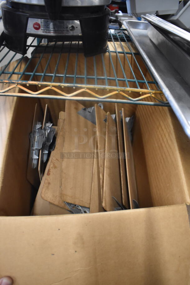 ALL ONE MONEY! Lot of 2 Boxes of Clipboards AND 1 Cash Drawer Tray. - Image 2 of 4