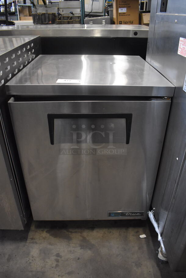 2019 True TUC-24F-HC Single Door Commercial Stainless Steel Undercounter Cooler. 115 Volts, 1 Phase Tested and Does Not Power On
