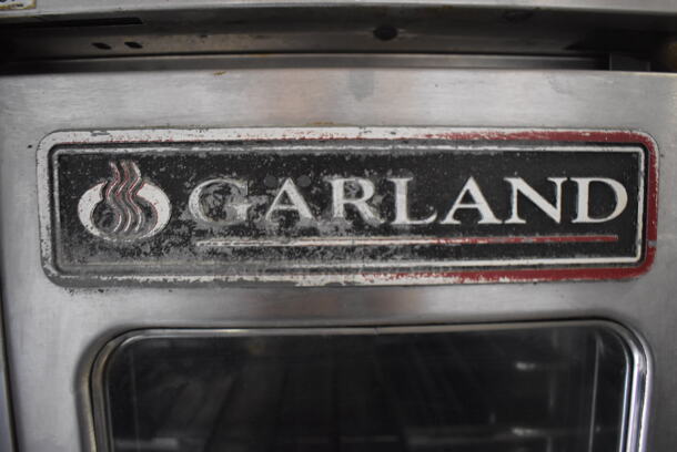 2 Garland Master 450 Commercial Stainless Steel Double Stack Natural Gas Powered 2 Door Convection Ovens With Steel Racks on Commercial Casters. 2 Times Your Bid!  - Image 5 of 6