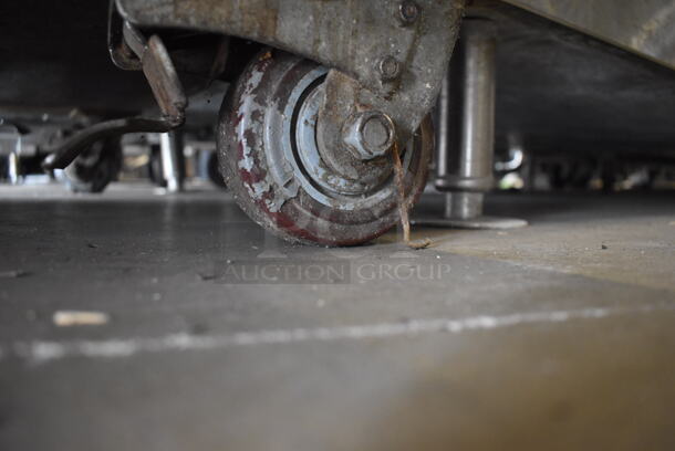 2 Garland Master 450 Commercial Stainless Steel Double Stack Natural Gas Powered 2 Door Convection Ovens With Steel Racks on Commercial Casters. 2 Times Your Bid!  - Image 6 of 6