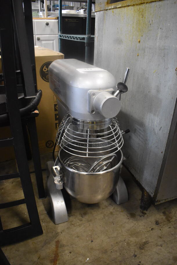2017 Sentinel 10-FLE Commercial Stainless Steel 10 Quart Electric Mixer With Stainless Steel Bowl, Whisk, Paddle And Bowl Guard. 110V/1 Phase. Tested and Working! - Image 2 of 6