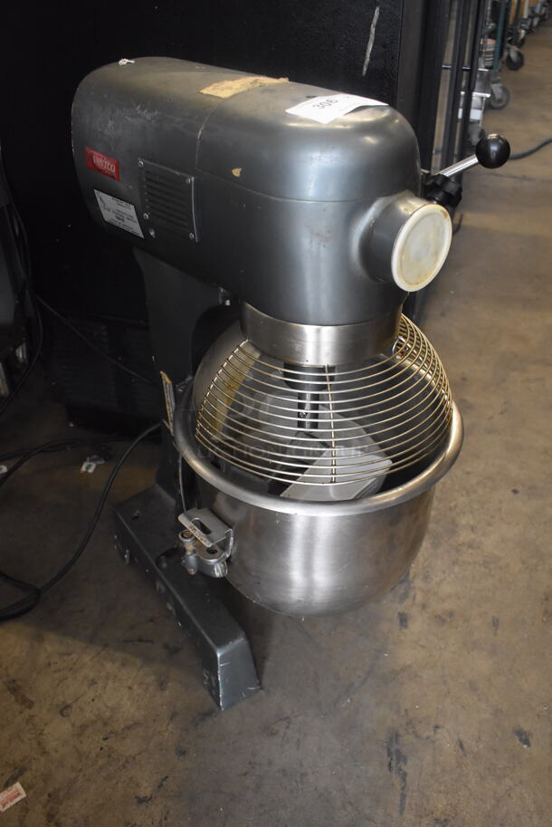 Avantco MX20 Commercial Stainless Steel Electric 20 Quart Planetary Stand Mixer With Stainless Steel Bowl, Whisk, Bowl Guard, Paddle, Dough Hook and Meat Grinder. 110v Tested and Does Not Power On - Image 2 of 7