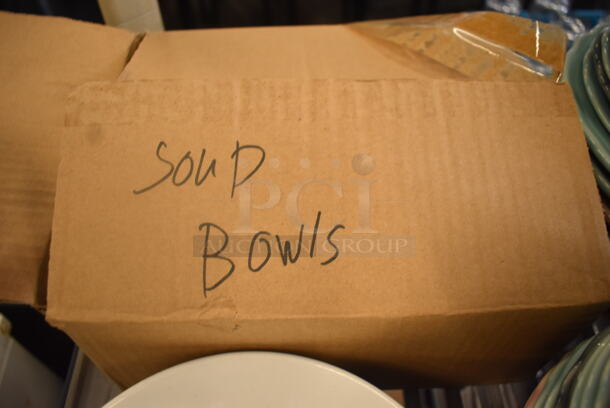 ALL ONE MONEY! LOT of Beer Glasses, White Soup Bowls AND MORE!  - Image 4 of 5