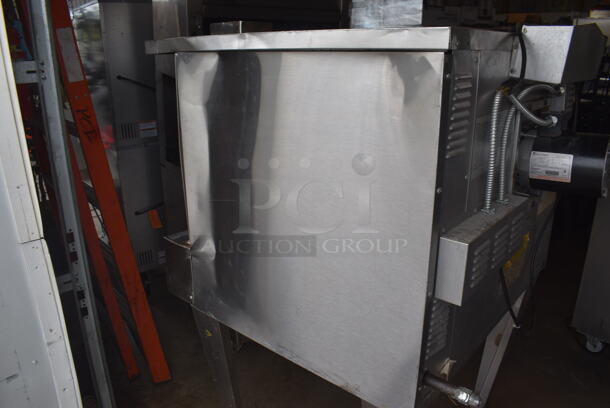 Garland Sunfire Commercial Stainless Steel Natural Gas Powered Convection Oven With Steel Racks On Galvanized Legs - Image 6 of 6
