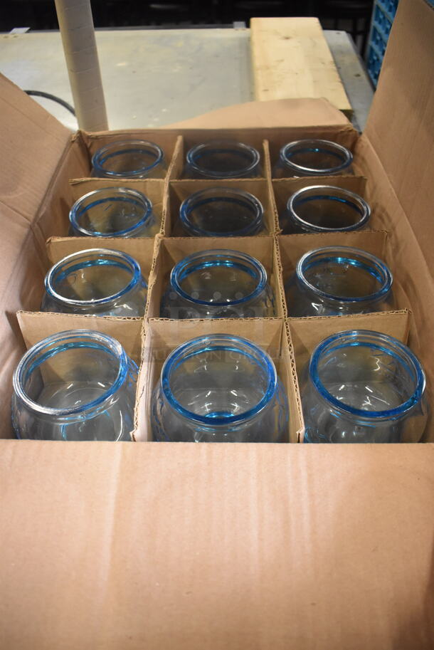 12 Glass Bowls/Jars. 12 Times Your Bid! 