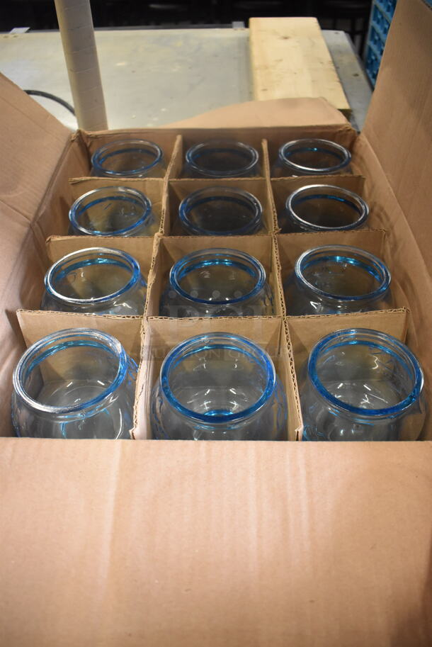 12 Glass Bowls/Jars. 12 Times Your Bid!  - Image 1 of 2