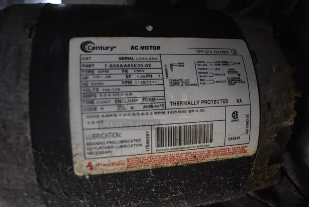 2 Bakers Pride Commercial Stainless Steel Natural Gas Powered Double Stack 2 Glass Door Convection Ovens With Steel Racks on Commercial Casters. 2 Times You Bid!  - Image 7 of 10