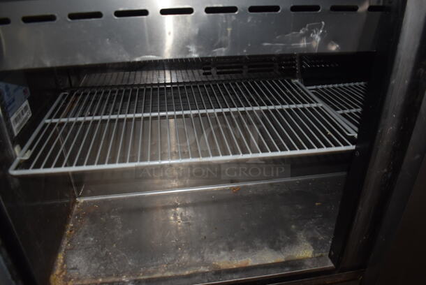 Turbo Air MST-60-24 Commercial Stainless Steel Sandwich/Salad Prep Tables With 4 Drop-In Bins And Two-Door Refrigerated Base On Commercial Casters. 115V. Tested and Working! - Image 6 of 10