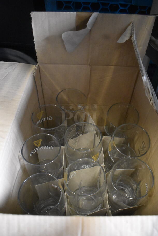 9 Guinness Beer Glasses. 9 Times Your Bid! 