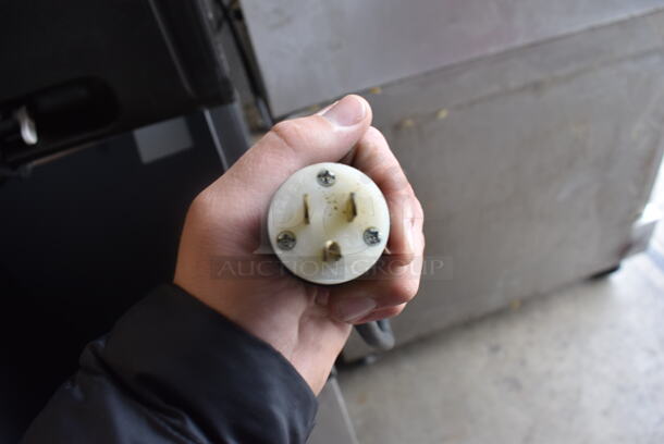 2012 Manitowoc ID0452A Commercial Stainless Steel Electric Ice Maker Without Storage Means On Galvanized Legs. 115V, 1 Phase.  - Image 6 of 7