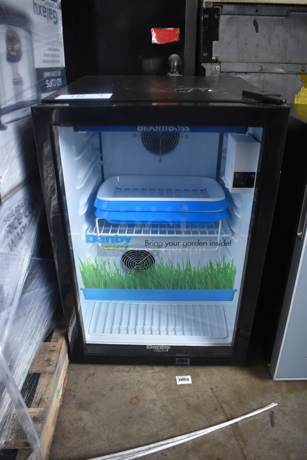 DANBY DFG26A1B Electric Fresh Home Herb Grower With Glass Door, Black. Tested and Powers On - Image 1 of 5