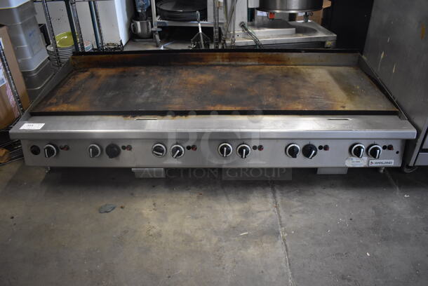 LATE MODEL! Garland Natural Gas Powered Commercial Stainless Steel Griddle. 