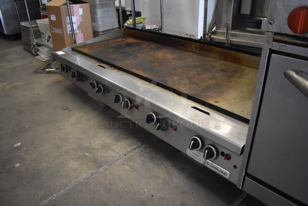 LATE MODEL! Garland Natural Gas Powered Commercial Stainless Steel Griddle.  - Image 3 of 5