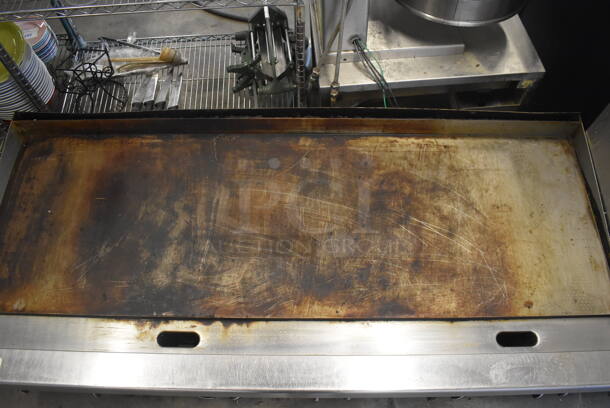 LATE MODEL! Garland Natural Gas Powered Commercial Stainless Steel Griddle.  - Image 4 of 5