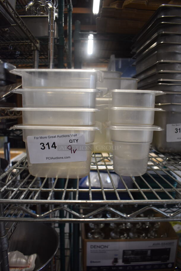 9 Plastic Drop-In Bins In Various Sizes. 9 Times Your Bid!  - Image 1 of 3