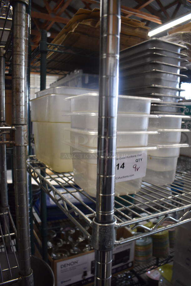 9 Plastic Drop-In Bins In Various Sizes. 9 Times Your Bid!  - Image 2 of 3