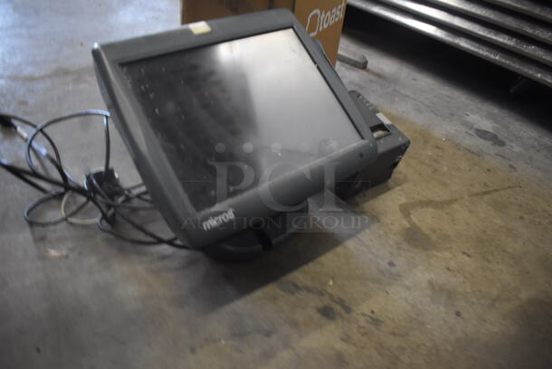 Micros Cash Register Screen And Receipt Printer.   - Image 2 of 2