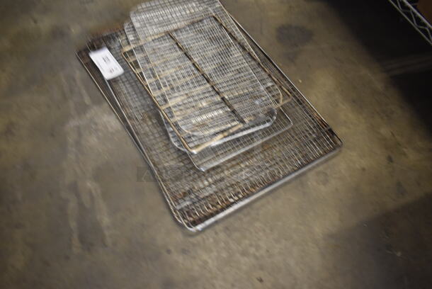 7 Steel Wire Racks In Various Sizes. 7 Times Your Bid. - Image 3 of 4