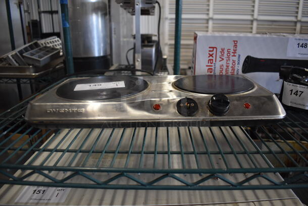 Ovente HD6201A Intertek Electric Countertop Double Burner Ceramic Cooker. 120V. Tested and Working!