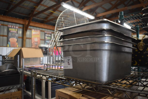 6 Items Including Steel Drop-In Food Bins, Circular Wire Rack and Pan Rack.  6 Times Your Bid!  - Image 3 of 3