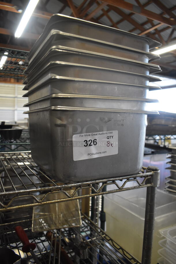 8 Large Steel Drop-In Food Storage Bins. 8 Times Your Bid!  - Image 2 of 3