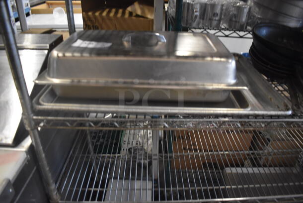 Steel Baking Pan With Lid And Baking Sheets. 4 Times Your Bid!  - Image 1 of 4