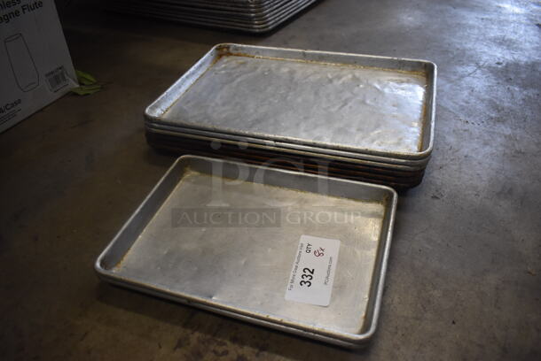 8 Stainless Steel Baking Sheets In 2 Sizes. 8 Times Your Bid!  - Image 3 of 3