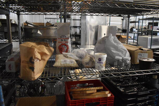 ALL ONE MONEY! Lot of Sweet Rice, Meringue Powder, Seashell Decor, Mason Jar Shakers With White Lids AND MORE!  - Image 2 of 6