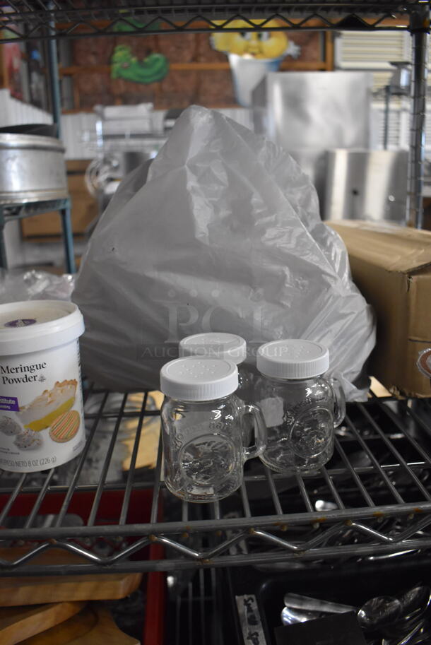 ALL ONE MONEY! Lot of Sweet Rice, Meringue Powder, Seashell Decor, Mason Jar Shakers With White Lids AND MORE!  - Image 5 of 6