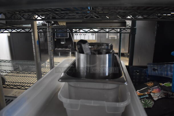 ALL ONE MONEY! Lot of Steam Table Pans, Clipboards, Plastic Storage Containers AND MORE!  - Image 2 of 4