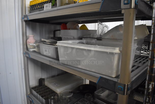 ALL ONE MONEY! Lot of Ketchup and Mustard Squeeze Bottles, Steel Steam Table Pans, Glass Hottles, AND MORE!  - Image 2 of 6