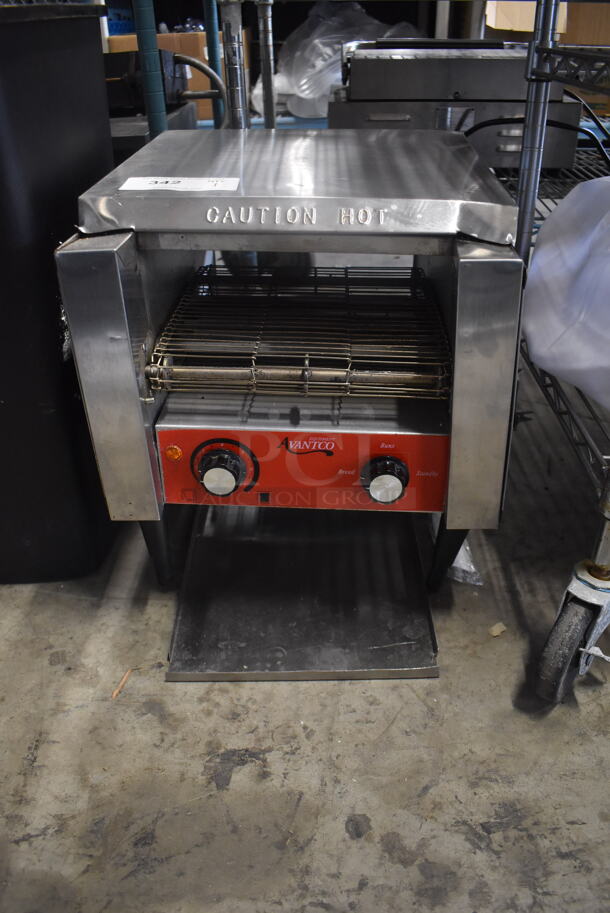 Avantco Stainless Steel Commercial Conveyor Toaster. 115 Volts 1 Phase Tested and Working!