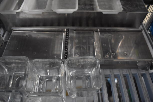 ALL ONE MONEY! Lot of Frying Pans, Square Glass Cups, Collapsible Collinder Insert, Mason Jars, Compartment Condiment Bar, AND MORE!  - Image 4 of 4