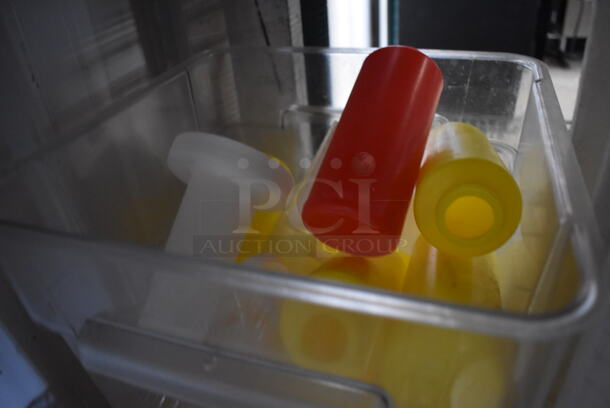 ALL ONE MONEY! Lot of Ketchup and Mustard Squeeze Bottles, 2 Cutting Boards, Metro Wire Shelves, Small White Corningware Dishes, AND MORE!  - Image 3 of 4