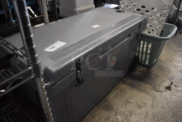 Gray CaterGator Insulated Food/Beverage Cooler with Wheels - Image 2 of 4
