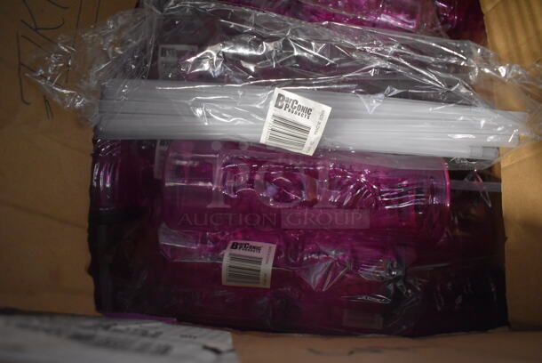 ALL ONE MONEY! Lot of Bar Conic Products, Tall Plastic Storage Container With Lid.  - Image 2 of 2