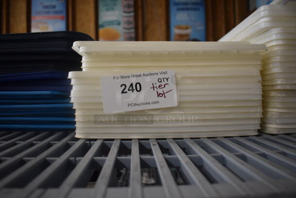 ALL ONE MONEY! Lot of Plastic Lids - Image 1 of 2