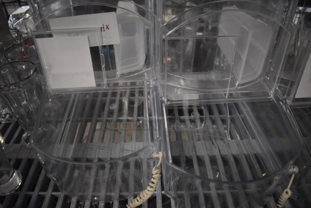 4 Plastic Bulk Bin/Candy Dispensers With Scooper. 4 Times Your Bid!  - Image 3 of 4