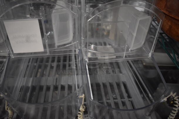 4 Plastic Bulk Bin/Candy Dispensers With Scooper. 4 Times Your Bid!  - Image 4 of 4