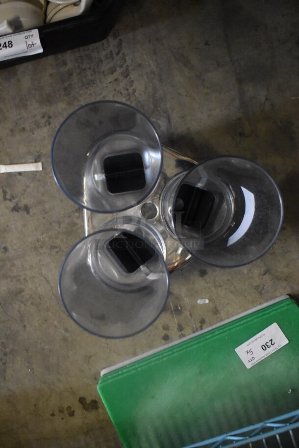 Dry Product Dispensers On Triangular Base. - Image 4 of 4