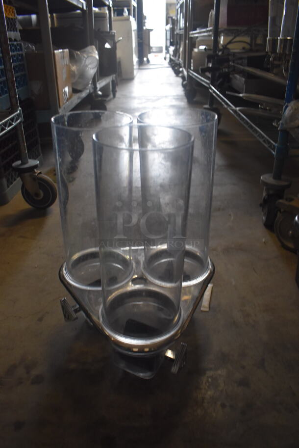 Dry Product Dispensers On Triangular Base. - Image 1 of 4