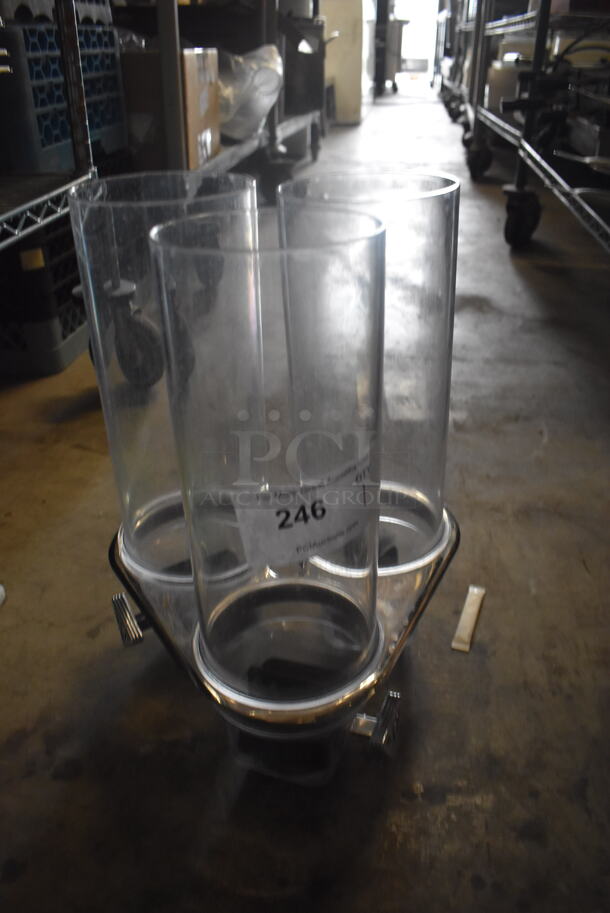 Dry Product Dispensers On Triangular Base. - Image 1 of 4