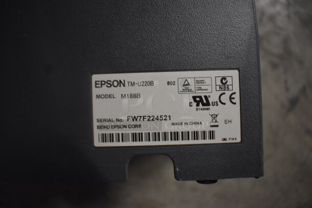 Epson M188B Receipt Printer - Image 3 of 4